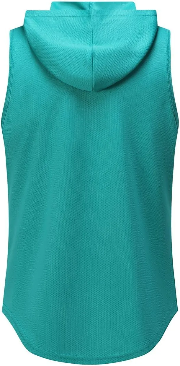 Women's Activewear Tank Tops Workout Sleeveless Hooded Tanks Camis Quickly Dry Gym Running Yoga Active Shirts Tees
