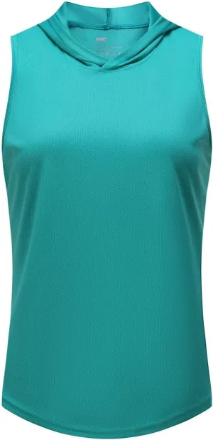 Women's Activewear Tank Tops Workout Sleeveless Hooded Tanks Camis Quickly Dry Gym Running Yoga Active Shirts Tees